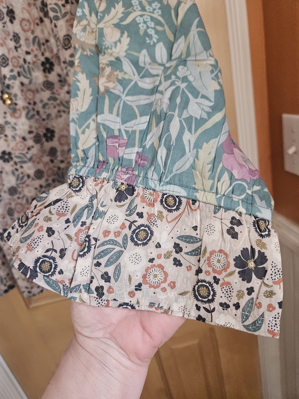 Natural Life Floral Peasant Blouse - Picture 2 of 4